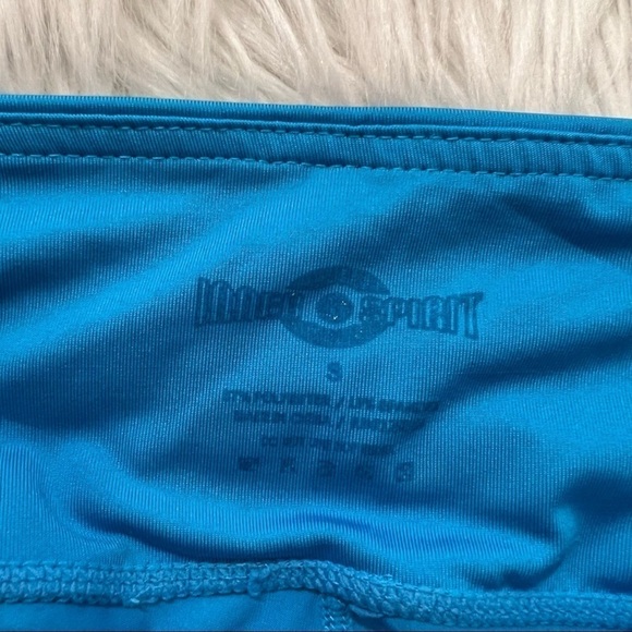 Inner Spirit Cropped Leggings Teal Blue - Picture 8 of 9